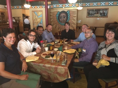 lunch at Ethiopian Restaurant at Ann Arbor, Michigan