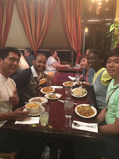 Dinner with fellow lab meets